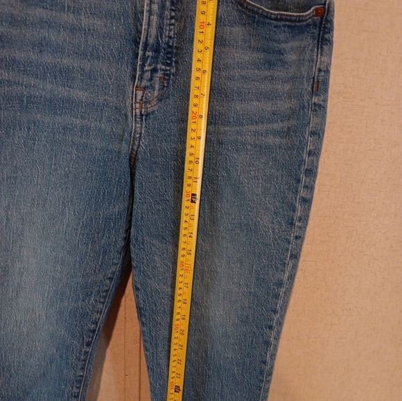 Madewell The Perfect Vintage Jeans Women's Size 30  Blue In Very Good Condition - Picture 7 of 8
